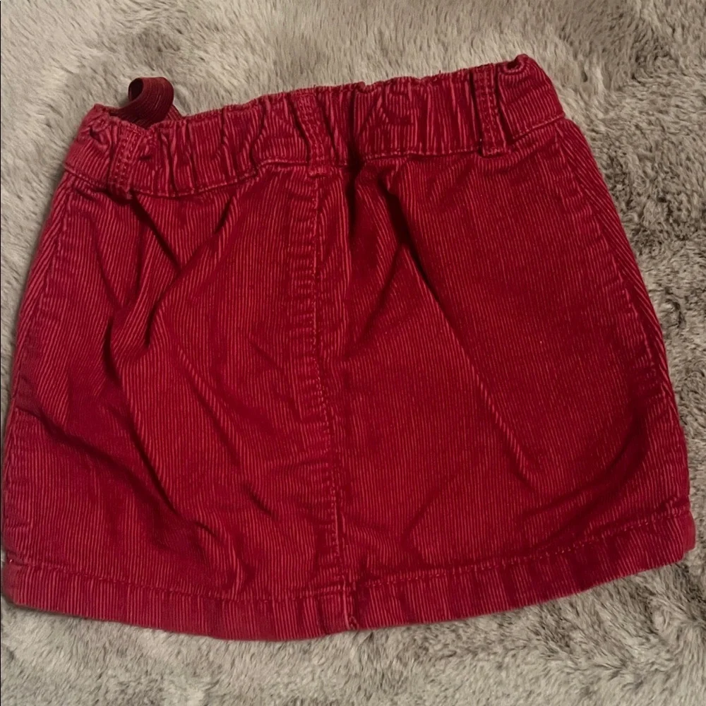 Carter's Red Corduroy Skirt